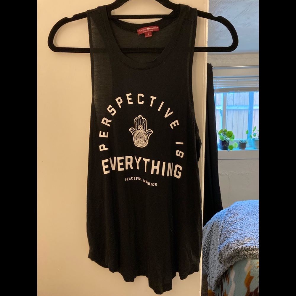 Black Yoga Tank Top Size Small